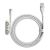 Кабель Baseus Zinc Magnetic USB - Micro USB+Lightning+Type-C 3A 1м Белый