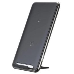 Беспроводная зарядка Baseus Three-coil Wireless Charging Pad Черная