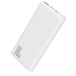Внешний аккумулятор Baseus Bipow PD+QC 10000mAh 18W Белый