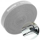 Стяжка кабеля Baseus Colourful Circle Velcro strap 3м Серая