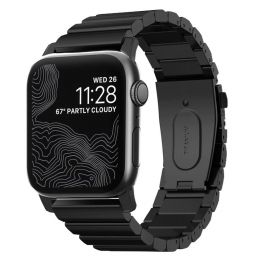 Браслет Nomad Titanium Band для Apple Watch 42/44 мм Чёрный