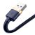 Кабель Baseus Cafule USB - Lightning 1.5A 2м Синий с золотом
