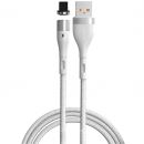 Кабель Baseus Zinc Magnetic USB - Lightning 2.4A 1м Белый