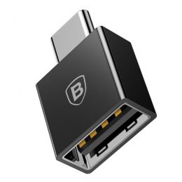 Переходник Baseus Exquisite Type-C х USB Чёрный