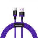 Кабель Baseus HW USB - Type-C 40W 1м Фиолетовый