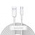 Кабель Baseus Simple Wisdom USB - Type-C 5A 1.5м Белый (2шт)
