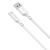 Кабель Baseus Simple Wisdom USB - Type-C 5A 1.5м Белый (2шт)