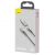 Кабель Baseus Flash One-for-two Type-C - C+DC 100W 2м Серый