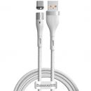 Кабель Baseus Zinc Magnetic USB - Type-C 3A 1м Белый