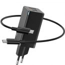 Сетевой адаптер Baseus GaN Mini 45W Чёрный (+кабель Type-C)