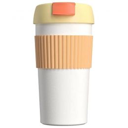 Термокружка Радуга Xiaomi Kiss Kiss Fish Rainbow 490ml orange white