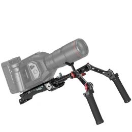 Плечевой упор с двуручным хватом SmallRig Professional Universal Shoulder Pad Kit KGW102
