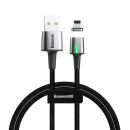 Кабель магнитный Baseus Zinc Magnetic Lightning 2.4A 1м Чёрный