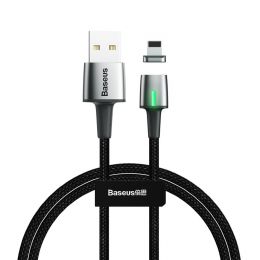 Кабель магнитный Baseus Zinc Magnetic Lightning 2.4A 1м Чёрный