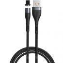 Кабель Baseus Zinc Magnetic USB - Lightning 2.4A 1м Серый+Черный