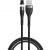 Кабель Baseus Zinc Magnetic USB - Lightning 2.4A 1м Серый+Черный