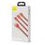 Кабель Baseus Flash One-for-three micro USB+Lightning+Type-C 5A 1.2м Оранжевый