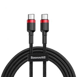Кабель Baseus Cafule Type-C PD2.0 60W 1м Красно-Чёрный