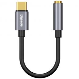 Переходник Baseus L54 Type-C - mini Jack Серый