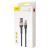 Кабель Baseus Cafule HW Type-C 40Вт 1м Чёрно-красный