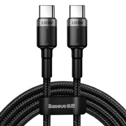 Кабель Baseus Cafule Type-C PD2.0 100Вт 2м Чёрный