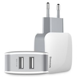 Сетевой адаптер Baseus Letour Dual USB Charger