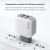 Сетевой адаптер Baseus Letour Dual USB Charger
