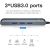 Хаб Baseus mechanical eye Six-in-one (HDMI, USB3.0, Ethernet port) Серый
