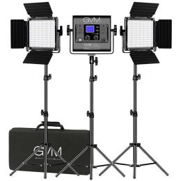 Комплект осветителей (3шт) GVM 800D-RGB