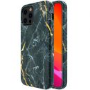 Чехол Kingxbar Marble для iPhone 12/12 Pro Чёрный