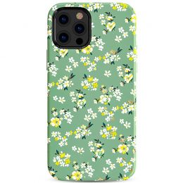 Чехол Kingxbar Blossom для iPhone 12 Pro Max Зелёный