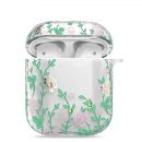 Чехол Kingxbar Flora для Apple AirPods Зелёный
