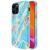 Чехол Kingxbar Marble для iPhone 12/12 Pro Голубой
