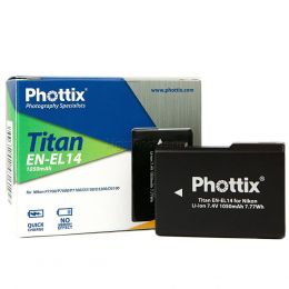 Аккумулятор Phottix Li-on EN-EL14