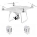 Квадрокоптер DJI Phantom 4 + 2 доп. аккумулятора 