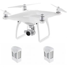 Квадрокоптер DJI Phantom 4 + 2 доп. аккумулятора 