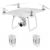 Квадрокоптер DJI Phantom 4 + 2 доп. аккумулятора 