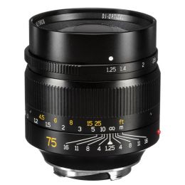 Объектив 7Artisans 75mm F1.25 Leica M Mount Чёрный