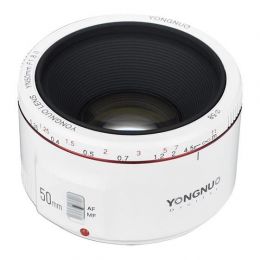 Объектив Yongnuo YN50mm F1.8 II для Canon Белый
