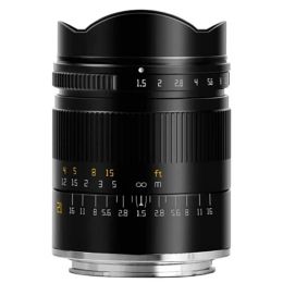 Объектив TTArtisan 21mm F1.5 SONY E Mount Чёрный