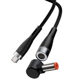 Кабель Baseus Zinc Magnetic Type-C - DC 7.9/5.5мм 100W 2м Чёрный