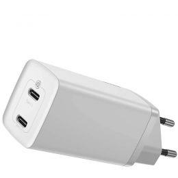 Сетевой адаптер Baseus GaN2 Lite C+C 65W Белый