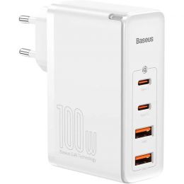 Сетевой адаптер Baseus GaN2 Pro 2C+2U 100W Белый