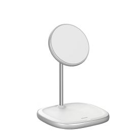 Беспроводная зарядка Baseus Swan Magnetic Белая
