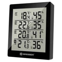 Метеостанция Bresser Temeo Hygro Quadro, серая