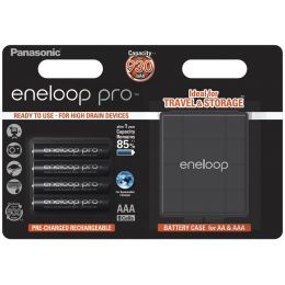 Аккумулятор Panasonic Eneloop Pro BK-4HCDEC/4BE 930 mAh 4шт AAA с кейсом