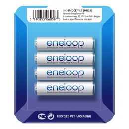 Аккумулятор PANASONIC Eneloop AAA 750 4BP (BK-4MCCE/4LE) 750 mAh, 4 шт, блистер-кейс, AAA