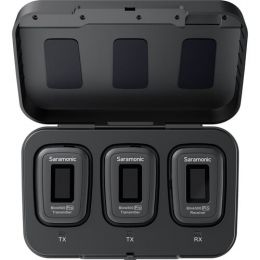 Беспроводной микрофон Saramonic Blink500 PRO B2 (TX+TX+RX) приемник + два передатчика, 3,5 мм