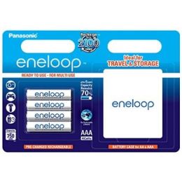 Аккумулятор Panasonic Eneloop BK-4MCCE/C4BE 750 mAh 4шт AAA + case
