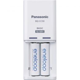 Зарядное устройство Panasonic Eneloop Basic K-KJ50MCC20E для 2 АА/ААА Ni-MH + 2шт АА 1900 mAh